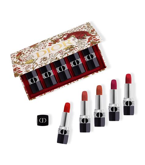 dior set lipstick 2021|Rouge Dior Set, 2021 Lunar New Year: 5 Lipsticks .